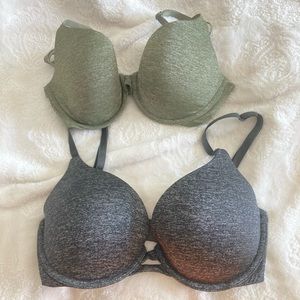 BUNDLE 2 VICTORIAS SECRET BRAS GUC 32D